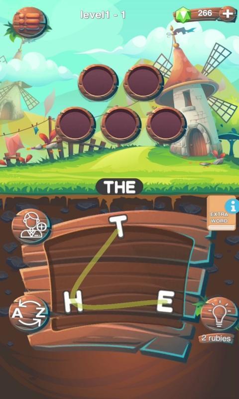 Word Game - Forest Link Connect Puzzle
