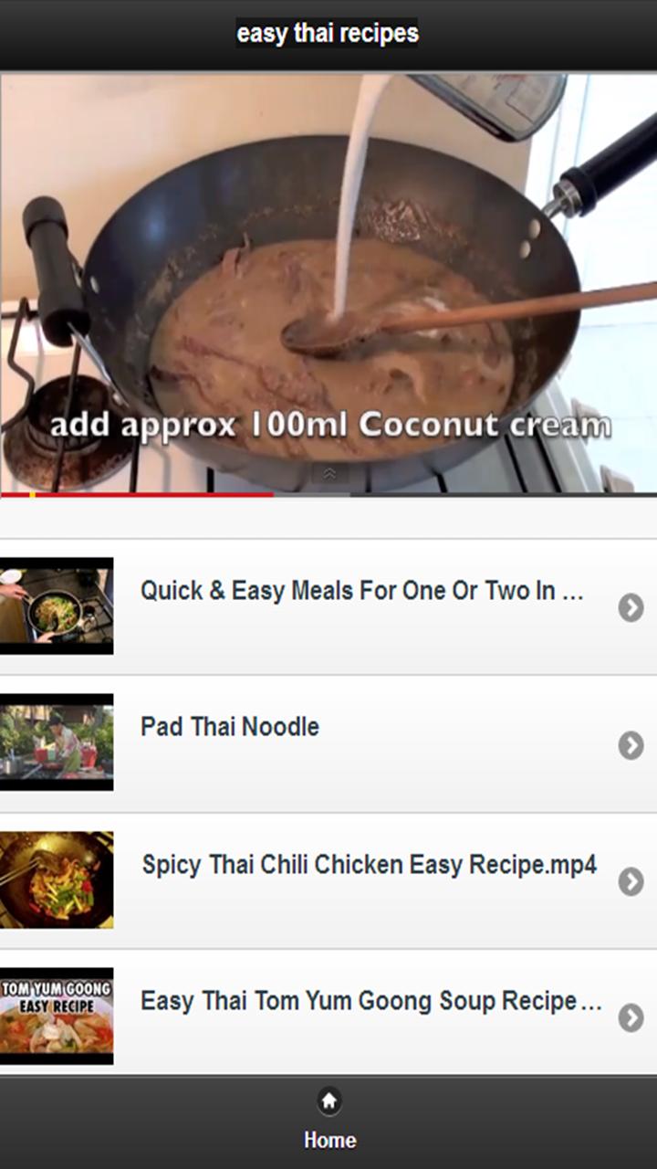 Easy thai recipes