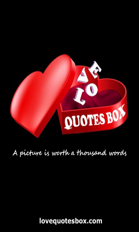 Love Quotes Box