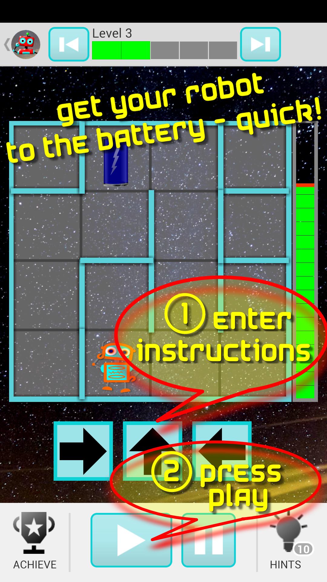 Robot Maze - Puzzle Game