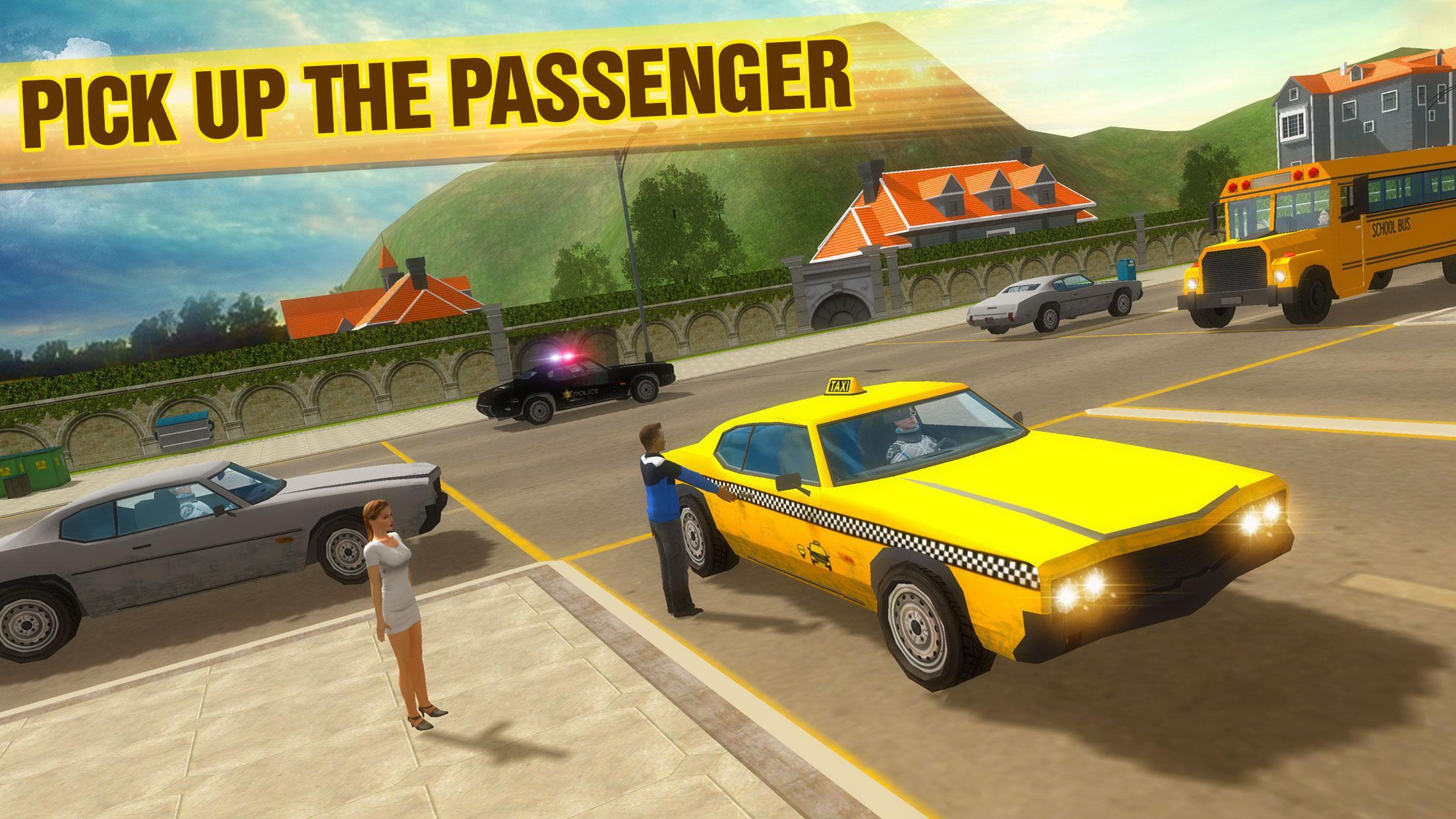Mad Taxi Driving Simulator 3D