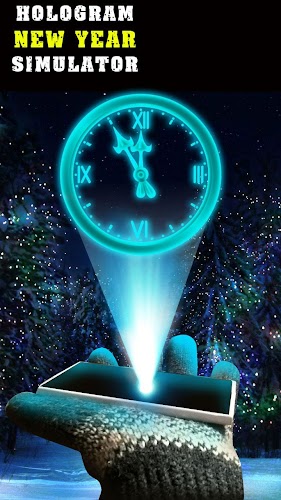 Hologram New Year Simulator