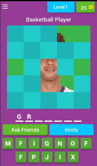 Guess NBA Top Players