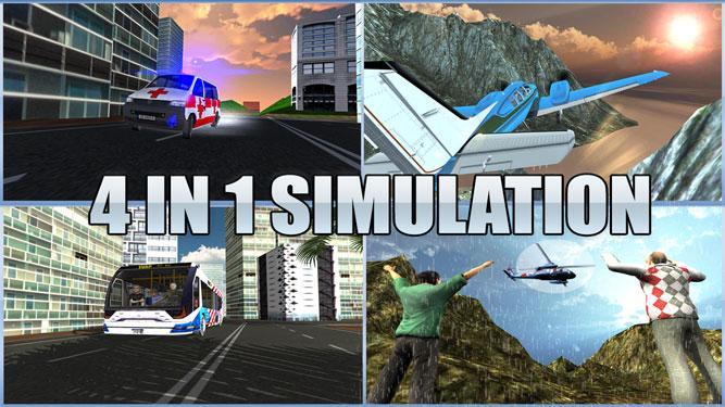 Airplane Crash-Ambulance Sim