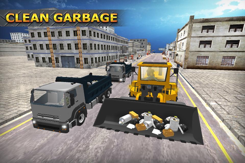 City Garbage Truck Driver Sim