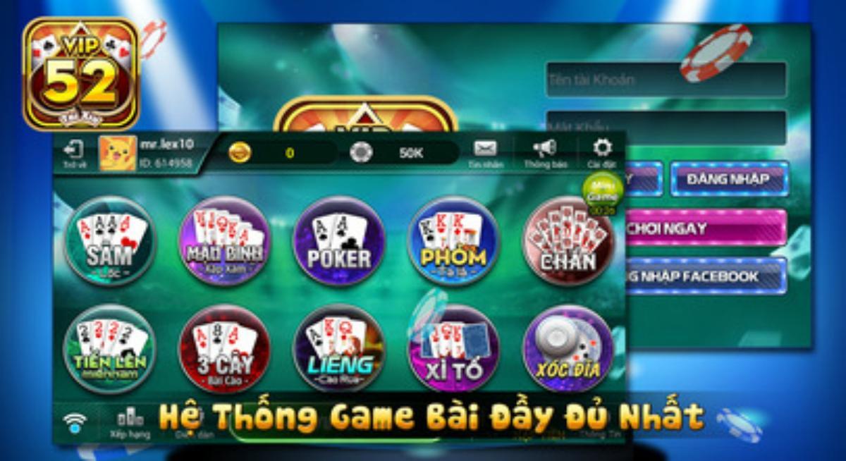 VIP52 VMOTP Danh bai doi thuong